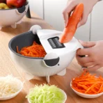 9 In 1 Vegetable Cutter with Drain Basket - Image 2