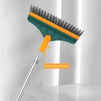 Bathroom Cleaning Brush with Wiper 2 in 1 - Image 4