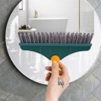 Bathroom Cleaning Brush with Wiper 2 in 1 - Image 2