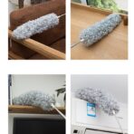 Microfiber Feather Duster Bendable & Extendable Fan Cleaning - Image 2