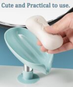 Classy Leaf-Shape Soap Dish Holder - Image 5