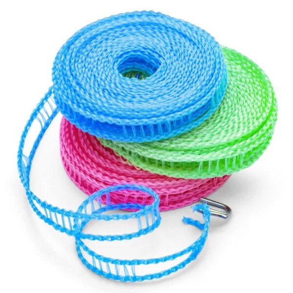 Windproof Anti-Slip Clothes Hanging Rope Pack Of 2