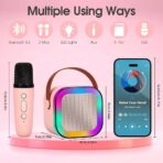 Karaoke Bluetooth Speaker with Wireless Microphones - Image 2