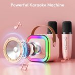 Karaoke Bluetooth Speaker with Wireless Microphones - Image 3
