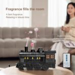 Train Essential Oil Diffuser, 300ml Train Diffusers for Essential Oils Large Room - Image 5