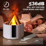 Remote Control Flame Bonfire Humidifier - Image 3