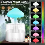 Rain Cloud Humidifier Water Drip, Mushroom Rain Cloud Diffuser with Essential Oils - Image 5