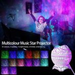 Egg Galaxy Star Projector Starry Light with Wireless Music Player - Image 2
