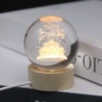 Crystal Ball Happy birthday Night Light - Image 6