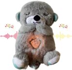 Breathing Teddy Bear Musical Otter with Music - Image 5