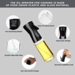A Oil Sprayer For Cooking, 200ml Glass Olive Oil Mister, Salad Making Accessory (Cooking Oil Sprayers) - Image 5