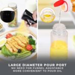 A Oil Sprayer For Cooking, 200ml Glass Olive Oil Mister, Salad Making Accessory (Cooking Oil Sprayers) - Image 6