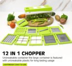 12 in 1 Multipurpose Chopper, Fruits & Vegetable Cutters - Image 3