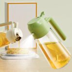 Glass Oil Sprayer And Dispenser Bottle For Kitchen, 2 In 1 Olive Oil Sprayer And Dispenser - Image 6