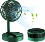 Powerful rechargeable fan With 3 Speed Airflow, Noiseless portable fan for office, home & kitchen - Image 8