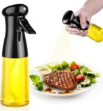 A Oil Sprayer For Cooking, 200ml Glass Olive Oil Mister, Salad Making Accessory (Cooking Oil Sprayers)